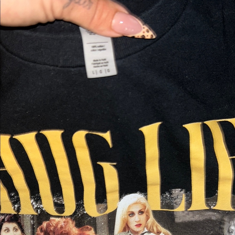 THUG LIFE- Black Graphic Kids T-Shirt SIZE L - Picture 4 of 4